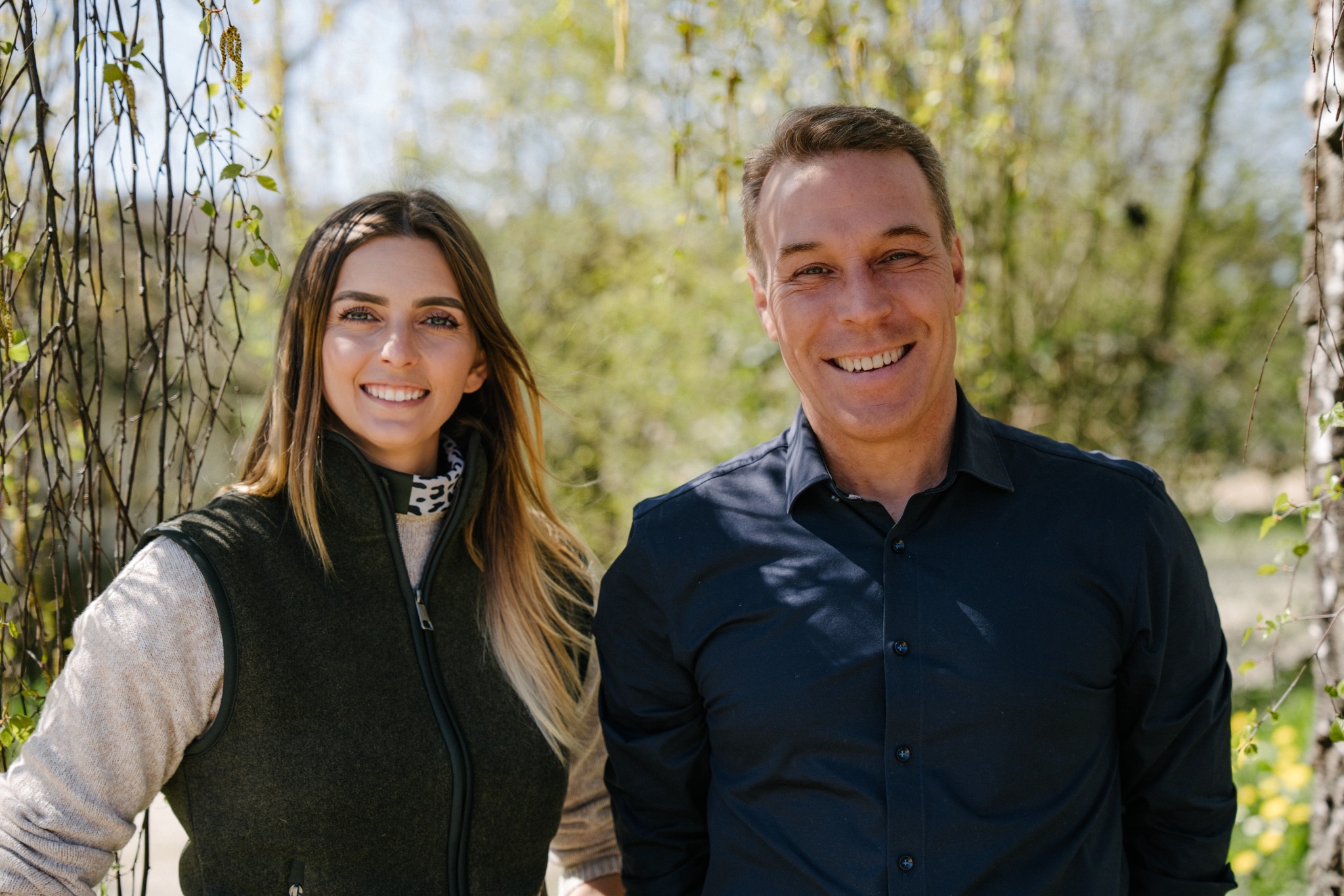 Das Team von Horse Consult Service im Freien