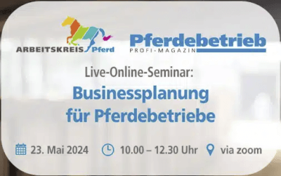 Live-Online-Seminar: Businessplanung für Pferdebetriebe