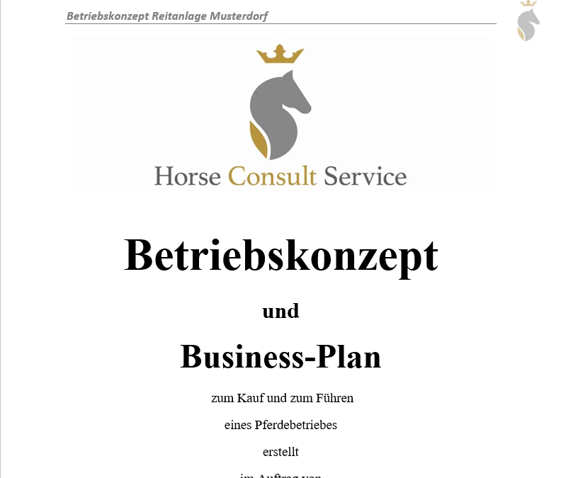 Erfolgreiches Online-Seminar „Businesspläne für Pferdebetriebe“ – Aufzeichnung + Unterlagen käuflich zu erwerben