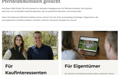 Neu: Kaufgesuche online entdecken und Suchwünsche hinterlegen