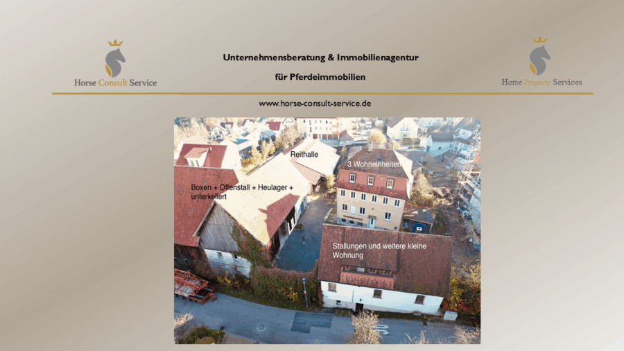 Vielseitiges Pferde- und Wohnensemble mit Ausbaupotenzial – Ideal für Tierklinik, Reitanlage uvm., 74535 Mainhardt, Reiterhof