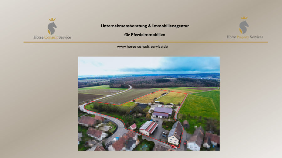 Reitanlage mit Wohnhaus, arrondierten Flächen und moderner PV-Anlage, 89561 Dischingen, Reiterhof